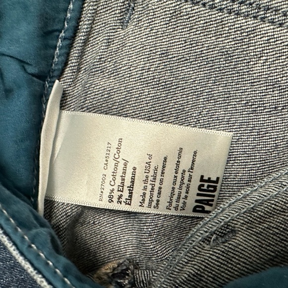 Paige JIMMY JIMMY Boyfriend Skinny Patch Jeans Pants Trousers Benny SZ 30 - Picture 6 of 11